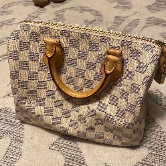 Louis Vuitton Bags Authentic White Checkered Damier Louis Vuitton